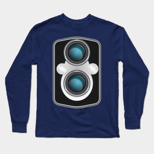 Vintage TLR Camera Face Plate Long Sleeve T-Shirt